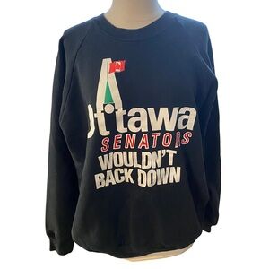 Vintage 90s Ottawa Senators crewneck size XL